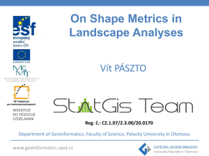 On Shape Metrics in Landscape Analyses