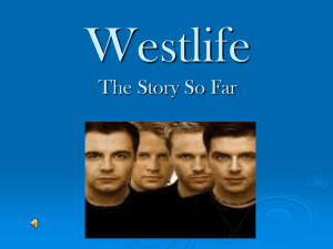 Westlife The Story So Far
