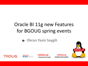 Oracle BI Features