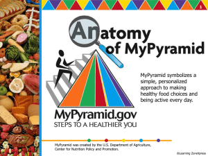 Anatomy of MyPyramid - Your New Staff Page website is ready for