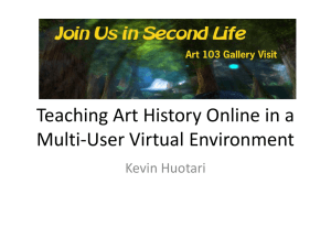 Teaching Art History Online in a Multi