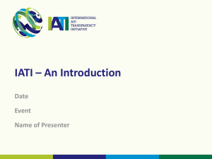 general introduction to IATI