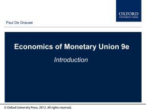 Economics of Monetary Union 9e