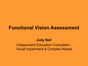Functional Vision Assessment