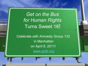 Get on the Bus for Human Rights