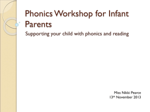 Letters and Sounds Powerpoint - parents