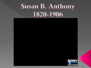 Susan B Anthony