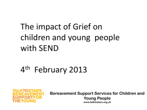 Bereavement Support Services for Children and Young People www
