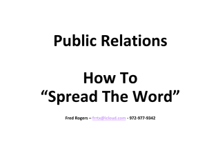 What is Public Relations? - The American Legion