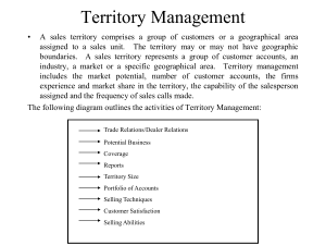 Territory Management