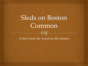 Sleds on Boston Common - Orland School District 135