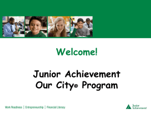 Junior Achievement Our City