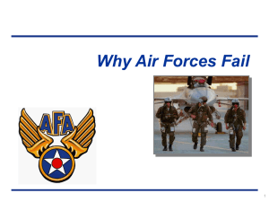 Why Air Forces Fail, Part 1
