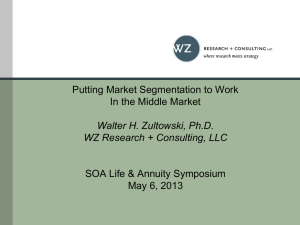 Putting Market Segmentation to Work in the Middle Market