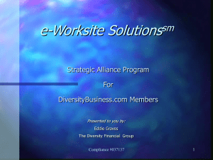 e-Worksite Solutions SM