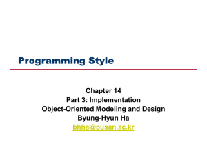 Programming Style