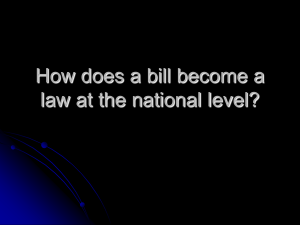 Bills to Laws PPT