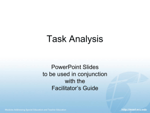 Powerpoint® Task Analysis - MAST