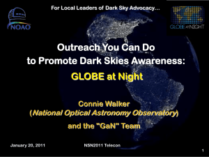 Outreach You Can Do to Promote Dark Skies
