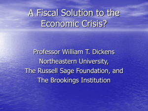 A Fiscal Solution to the Financial Crisis?