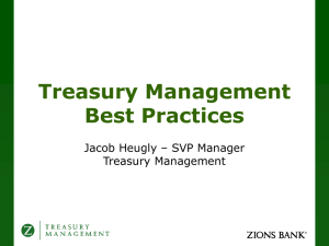 What is Treasury Management?