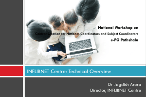 Dr. Jagdish Arora - INFLIBNET Centre