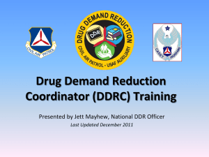 How to be a Drug Demand Reduction Administrator