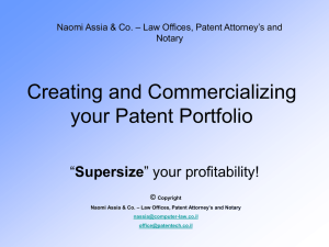 Commercializing your patent portfolio
