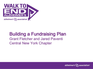 Building a Fundraising Plan
