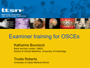 26_LTSN_OSCE_examiner_training_workshop