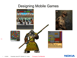 the basics of mobile game design