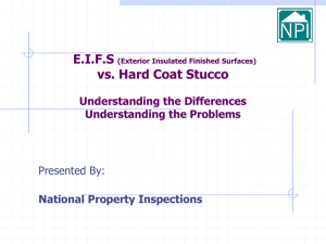 EIFS - National Property Inspections