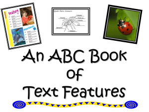 ABC BOOK of Text Features