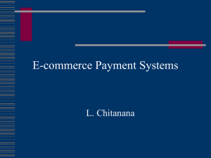 E-commerce Payment Systems