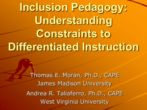 Inclusion Pedagogy PowerPoint
