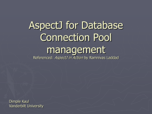 Using of AspectJ for Resource Pool management