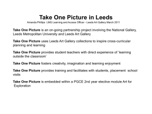 Leeds Art Gallery - Take One Picture