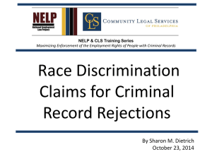 Title VII requires that criminal record policies “accurately distinguish