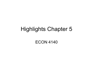 Highlights Chapter 5
