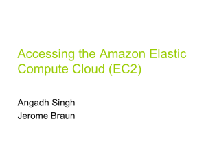 Accessing the Amazon Cloud