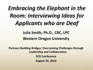 Embracing the Elephant in the Room