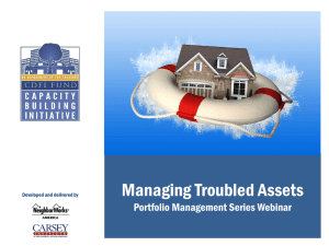 Managing Troubled Assets-Portfolio Management Series Webinar