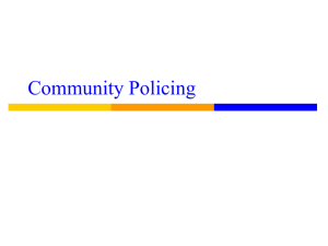 Section 6 Part 3 Community Policing
