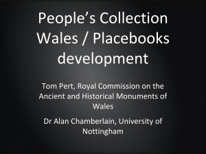 People`s Collection Wales/Placebooks development