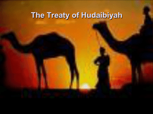 The Treaty of Hudaibiyah - Al Fajr | Institute of Islamic Sciences