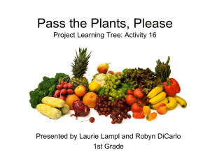 Pass the Plants, Please PowerPoint