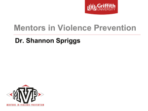 Mentors in Violence Prevention