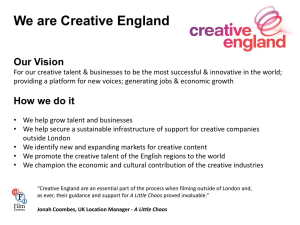 Presentation - Creative England