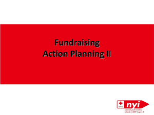 Fundraising Action Planning II