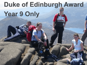 Introduction to the DofE